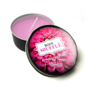 Massage Candle Body Souffle Strawberries gel masaje intimo sexual s...