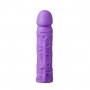 Dildo Clásico Softee Dong Violeta 20 x 4cm.