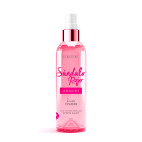 Aceite Para Masaje Efecto Calor Sandalo Rojo Sexitive sexshop Regal...