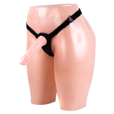 Arnés con Dildo incluido | Americano color Piel 18 x 3 cm. sexshop ...