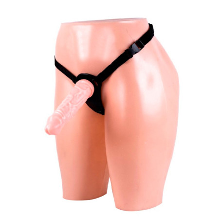 Arnés con Dildo Americano color Piel 20 x 4 cm. sexshop Juguetes Er...