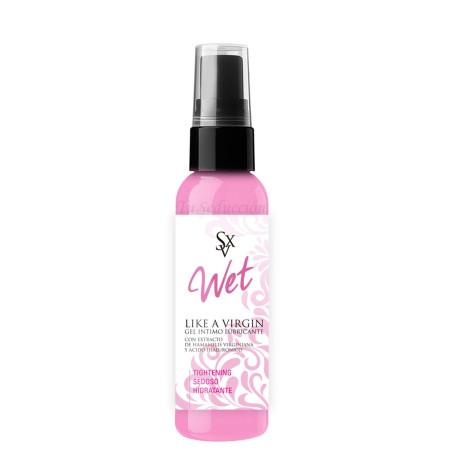 Wet Gel Lubricante vigorizante Like A Virgin 70ml. Sexitive sexshop...
