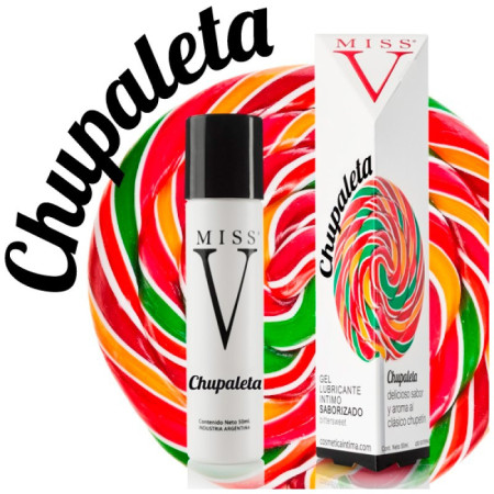 Gel Chupaleta Lubricante Saborizado Miss V gel masaje intimo sexual...