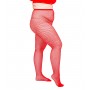 Panty Medias de Red XL Rojo Malena