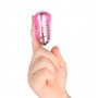 Vibrador y Estimulador de Dedo Texturizado Rosa