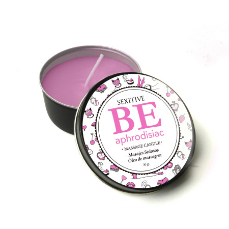 Vela de Masajes BE Afrodisiaco Sexitive 30 gr gel masaje intimo sex...