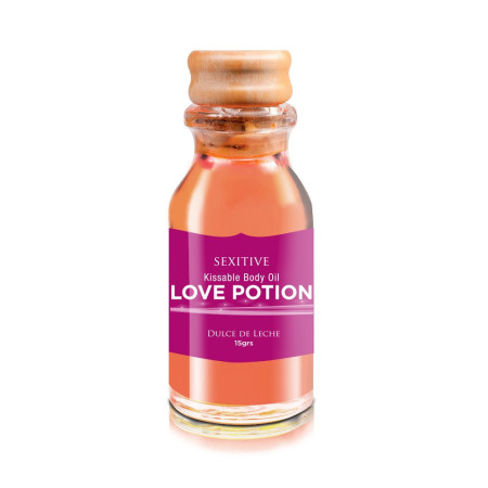 Mini Aceite Comestible Love Potion Dulce de Leche 15gr gel masaje i...