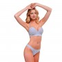 Conjunto Top y Colaless Gris Talle 2 Tiento Lingerie