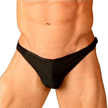 Tanga Slip Desmontable Negra Masculina con Velcro Pasionel sexshop ...