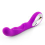 Vibrador Punto G con Anillo Plateado color Violeta sexshop Rotadore...