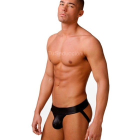 Suspensor de Cuero Masculino Negro Talla S disfraz erotico lenceria...