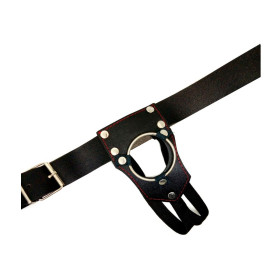 Arnés De Cuero Con Anillo Grande de Metal - 5cm sexshop Arneses