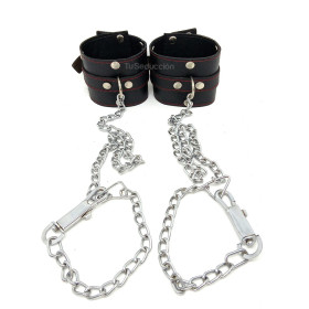 Esposas de Cuero para Cama o Cuello cuero sadomasoquismo bondage se...