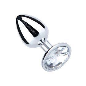 Plug Anal de Metal Acero Pequeño Perla Roja 7 x 2.5 cm. sexshop Anales