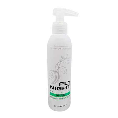 Gel Lubricante Íntimo Neutro Aloe Vera Fly Night 200ml