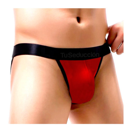 Suspensorio Rojo con Cintura Ancha Pasionel
