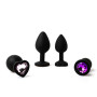 Plug Anal Acero Tornasol Grande Joya Rosada sexshop Anal