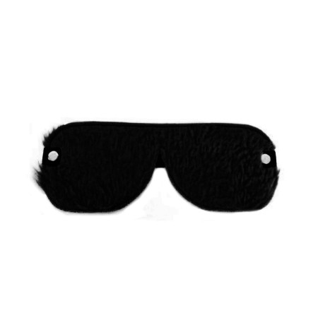 Antifaz Ciego de Cuero Con Peluche Rosa Chicle sexshop Crea otros n...