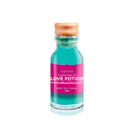 Aceite de Masajes Mini Love Potion Mint Cream 15gr Sexitive