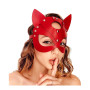 Antifaz de Gatita Rojo BDSM