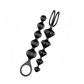 Love Beads Set de Plugs x2 Black Satisfyer