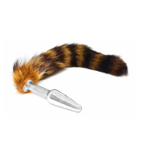 Plug Anal de Vidrio Templado y Cola de Zorro