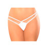 Micro Tanga Opaca 2 Tiras Blanca Pasionel