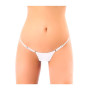 Micro Tanga Colaless en V Blanca Pasionel