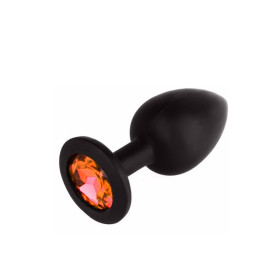 Plug Anal Pequeño de Silicona Naranja