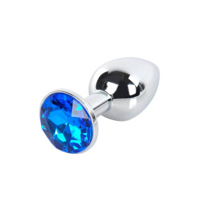 Plug Anal Pequeño de Acero Joya Azul