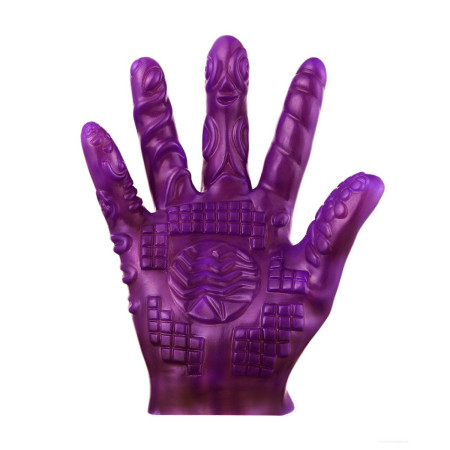 Guante Estimulador Masturbador Manual Violeta Caelum sexshop ¿Estás...