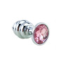 Plug Anal Waves de Acero Pequeño Perla Rosa