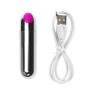 Mini Bala Vibradora Recargable USB Plateada sexshop Lleva tus fanta...