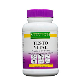 Vitatech Testo Vital x 80 Capsulas Potenciador de Testosterona Natural