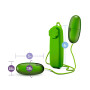 Bala Vibradora Doble con Control Pop Eggs Verde