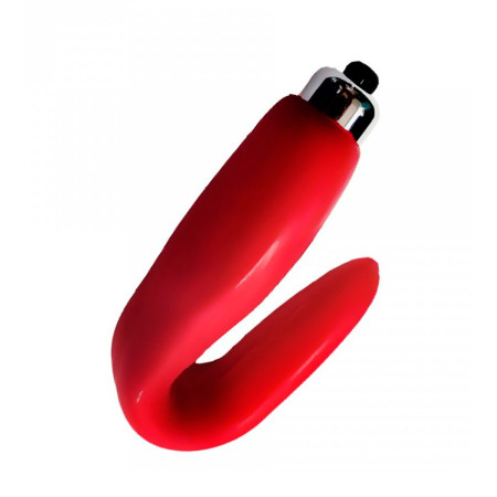 Vibrador y Estimulador Punto G Real Vibe Rojo Caiman