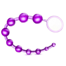 Rosario Anal de Silicona Violeta