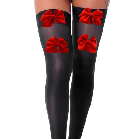 Medias Bucaneras Marinera Negras Pasionel