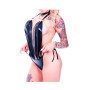 Trikini de Vinilo 2 Tiras al Cuello con Aros