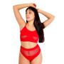 Conjunto Top y Culotte de Red Rojo Malena