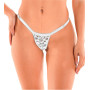 Colaless Brasilera en Puntilla con Tiras Anchas Blanco Malena