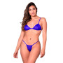 Conjunto de Tul Semi Transparente Regulable Azul Malena