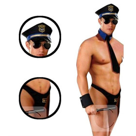 Disfraz Sexy Masculino de Policia
