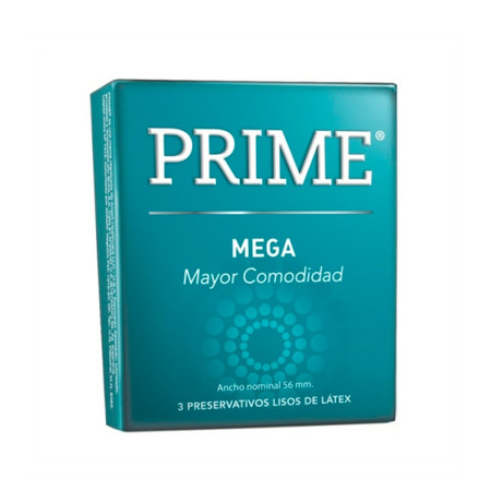 Preservativos Mega x3 Mayor Comodidad Prime