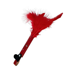 Pluma Corporal Roja sexshop Experimenta desde los cosquilleos más d...