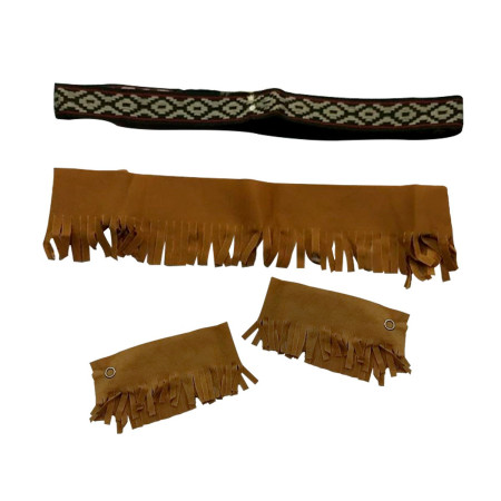 Set Vincha + Puños + Cuello Disfraz