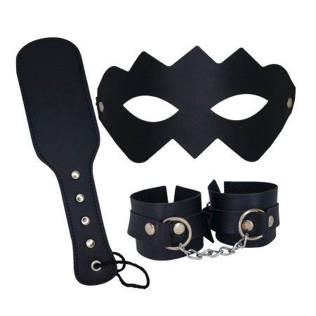 Kit Bondage BDSM 7 Piezas Negro sexshop Iníciate en el maravilloso ...