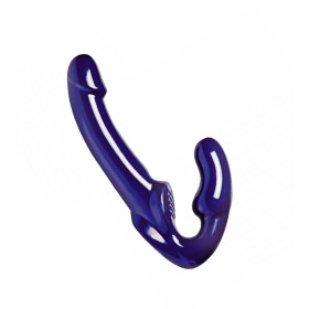 Consolador Gun Medium Macizo Azul 14cm x 3cm