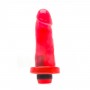 Vibrador Normal Nuevo Jelly Rojo 16 x 3,5 cm