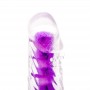 Vibrador Violeta con Funda Translucida 18x4 cm